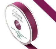 Eleganza Premium Grosgrain Ribbon 15mm x 20m Burgundy No.17 - Ribbons